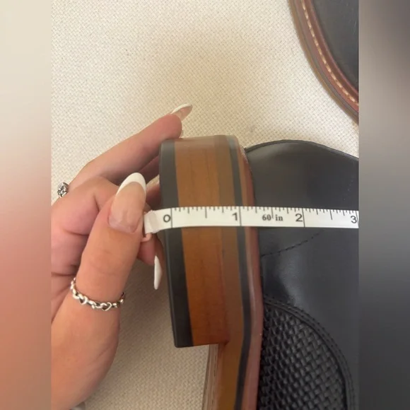 Ritizen Shoes Mens Size 8.5 Blue Leather Lace Up Oxford *NWOT* never worn! - Picture 12 of 16